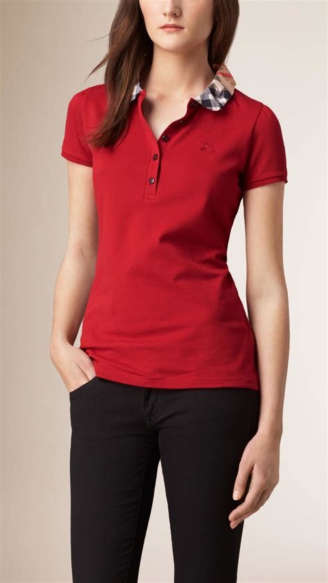 burberry women short sleeve ruffel collar shirt|burberry clothing website.